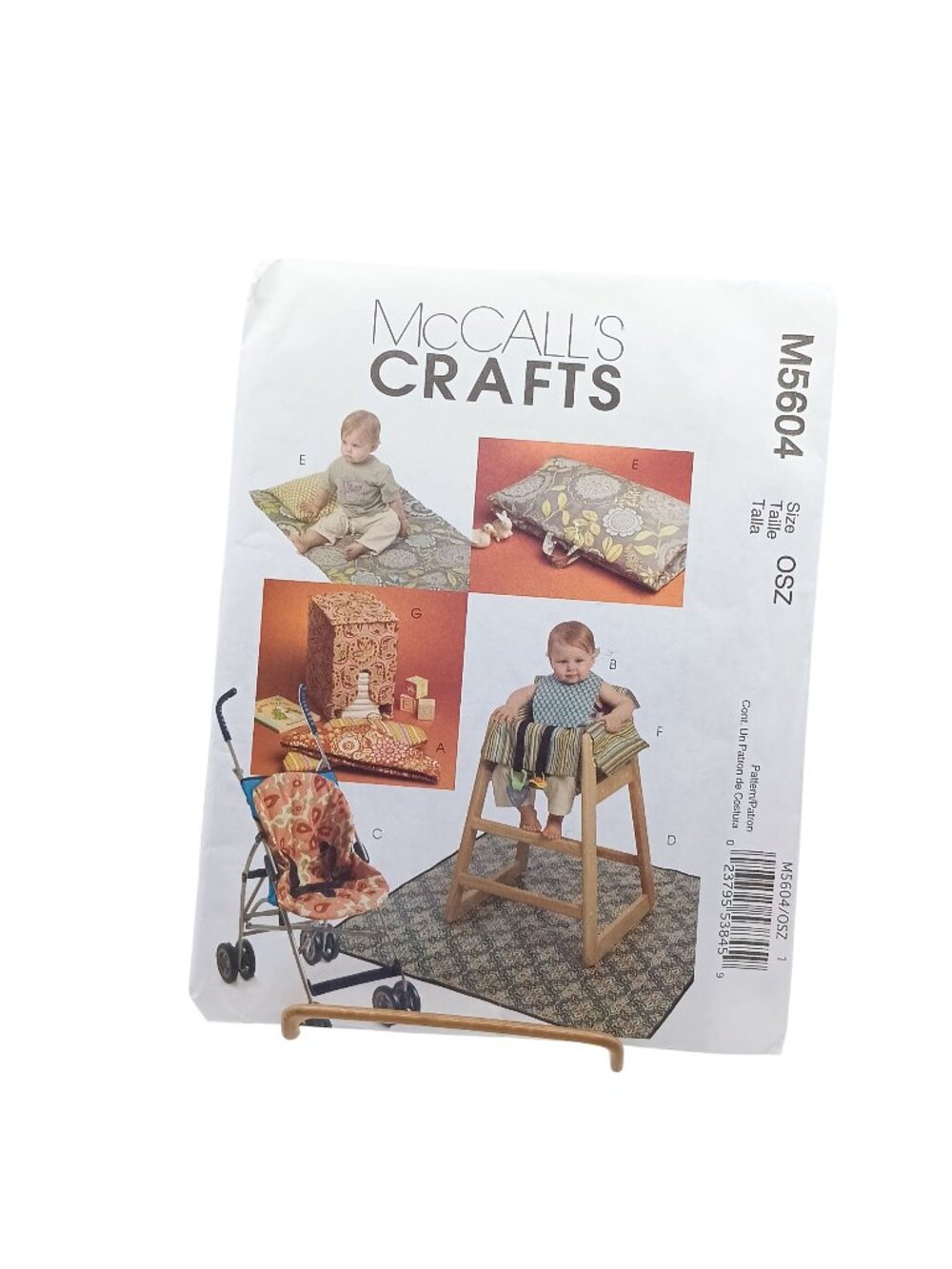 UNCUT McCalls Crafts M5604 Baby Items Sewing Pattern OSZ